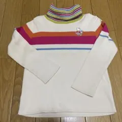 familiar タートルセーター　薄手　100