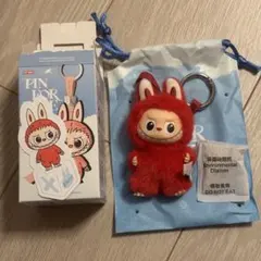 ラブブ イニシャル X ぬいぐるみ アルファベット Labubu 【正規品】