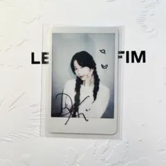 LE SSERAFIM カズハ yetimallラキドロ チェキ CRAZY2