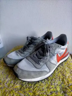 ナイキ インターナショナリスト Nike 26.5 グレー/オレンジ スニーカー