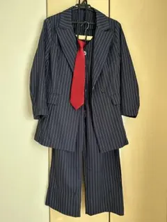 スーツ ネイビー ストライプ S