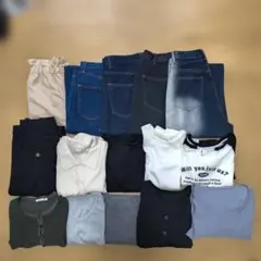 最終価格　カジュアルTシャツとパンツセット XS〜Sサイズ　15点まとめ売り
