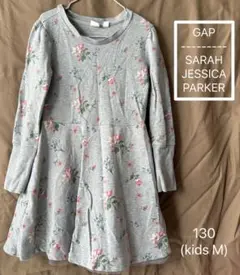 GAP × SARAH JESSICA PARKER 花柄長袖ワンピ 130