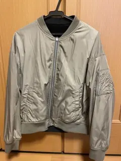 カーキ MA-1 ジャケット レディース ナイロン