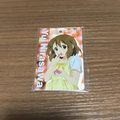 【まとめ買い値引き対象】けいおん　メタリックプレート　キーホルダー　平沢唯
