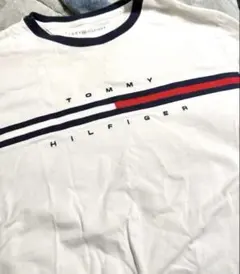 トミーヒルフィガーロゴロングスリーブTシャツ free