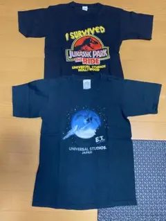 ユニバーサルスタジオ　ジュラシックパーク　ET Tシャツ　2枚セット　S 140のサムネイル