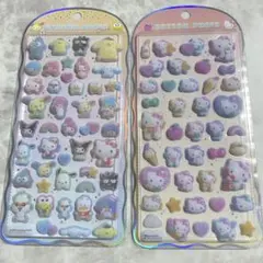 サンリオ　コットンパフィーシール　2個セット