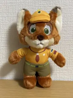 ディズニー ズートピア ニック ぬいぐるみ マスコット 幼少期