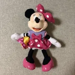 ディズニーリゾート　ミニー　ぬいぐるみバッジ　トゥーンタウン