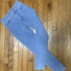 フェルマー　春ものスキニー　裏起毛デニム　ライトブルー　Sサイズ