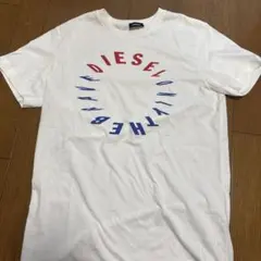 DIESEL ディーゼル ホワイト ロゴ Tシャツ