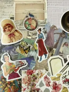 紙モノ シール 素材セット Cー⑤