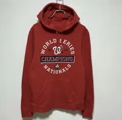 MLB ワシントン・ナショナルズ　プルオーバー スウェットパーカー ロゴプリント