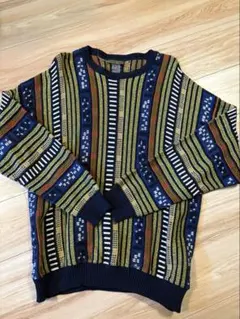 【古着屋購入】多色ストライプニットセーター