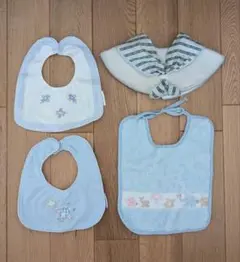 【ほぼ未使用】スタイ4枚セット 男の子 上品 フォーマル