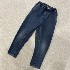 ブランシェス ガーデナーテーパードデニムパンツ 130