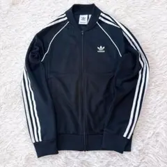 美品　アディダス オリジナルス SST トラックジャケット　ジャージ 黒 × 白