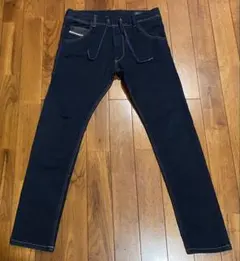 DIESEL ジョグジーンズ スウェットデニムパンツ KROOLEY W28
