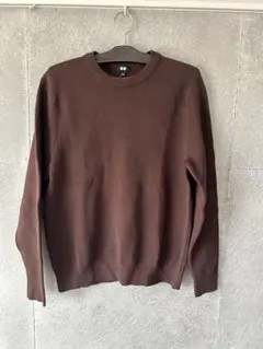 UNIQLO ブラウン クルーネックセーター Lサイズ