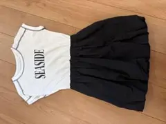 GU SEASIDE 半袖ワンピース 130