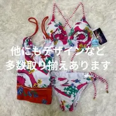 【beach queen】大人リゾート 紐パン バッククロスリボンビキニMのサムネイル