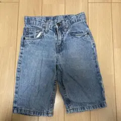 GU キッズハーフデニム