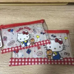 未使用　ハローキティ　キティちゃん　サンリオ　クリアポーチ