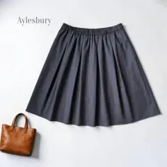 新品 Aylesbury アリスバーリー スカート風キュロットパンツ 紺 13のサムネイル