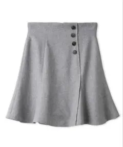 SNIDEL ハイウエストスカショーパン グレー
