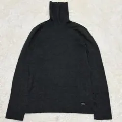 極美品✨フォクシー カシミヤ シルク タートルネックニット ブラック 40