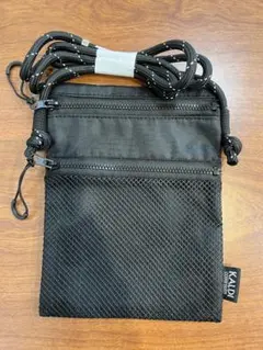 【新品未使用】カルディ　りんごバック　サコッシュのみ　黒