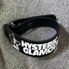 レア ヒステリックグラマー 本革 ブレスレット ブラック スタッズ レア ヒステリックグラマー 本革 ブレスレット ブラック
