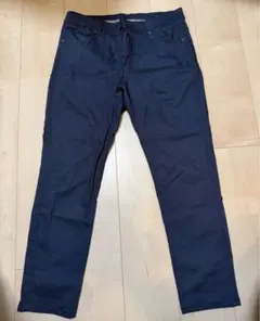 タカキュー　ストレッチスキニーパンツ　ネイビー　Mサイズ　股下68cmのサムネイル