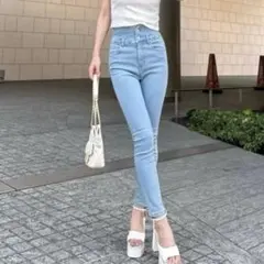 ROYAL PARTY ロイヤルパーティー ハイウエストスキニーパンツ