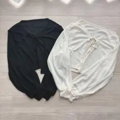 【大きいサイズ】 SHEIN クロップド カーディガン 2点セット