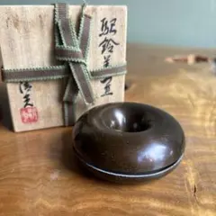 鈴入蓋置 佐藤清光作 清光堂 共箱