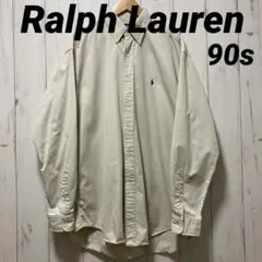 Ralph Laurenラルフローレン ボタンダウンシャツ　ワンポイント刺繍ロゴ