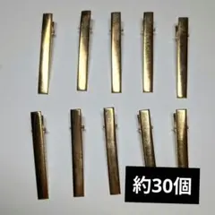 20. 골드 헤어 클립 30개