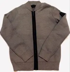 【中古美品】CANADA GOOSE フルジップ ニット ブルゾン XS
