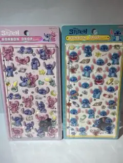 【正規品】スティッチ ボンボンドロップシール　2枚セット　第2弾　ディズニー