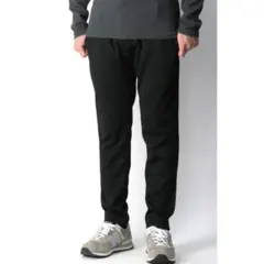 美品★グラミチ★ ボンディングニット フリース スリムパンツ★ブラック★M