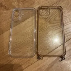 iPhone14用クリアケース2点セット