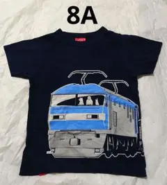 OJICO 電車 桃太郎 半袖Tシャツ ネイビー 8Aのサムネイル
