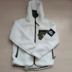 CAMP7 フリースジャケット フード付き