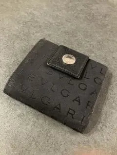 BVLGARI 二つ折り財布 ブラック レザーのサムネイル