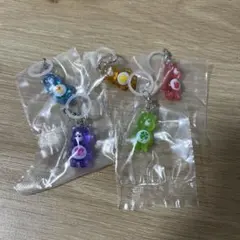 ケアベア クリアマスコットチャーム2 めじるしアクセサリー　コンプリート