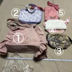 ●ディズニー　マリーちゃん　バッグ&ポーチセット