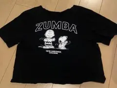 ZUMBA クロップドTシャツ ブラック