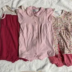 ファミリア　ロンパース　70 3枚セット